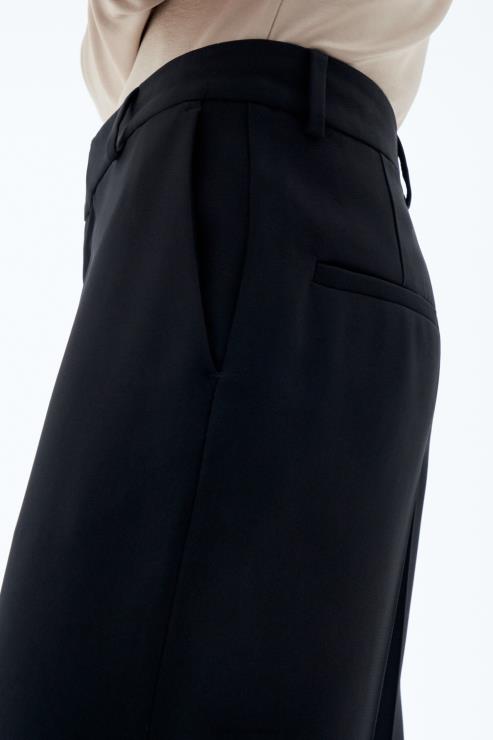 Women Filippa K Black Hutton Trousers Apparel 66L84109