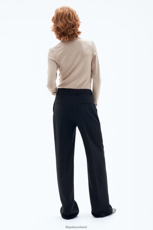 Women Filippa K Black Hutton Trousers Apparel 66L84109