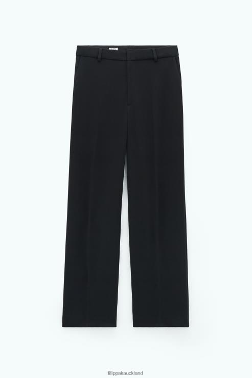 Women Filippa K Black Hutton Trousers Apparel 66L84109