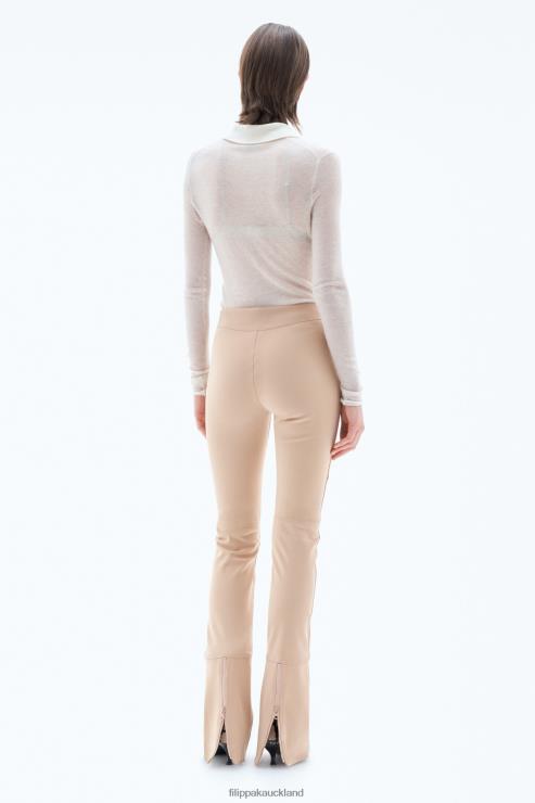Women Filippa K Pastel Beige Ski Inspired Trousers Apparel 66L84122